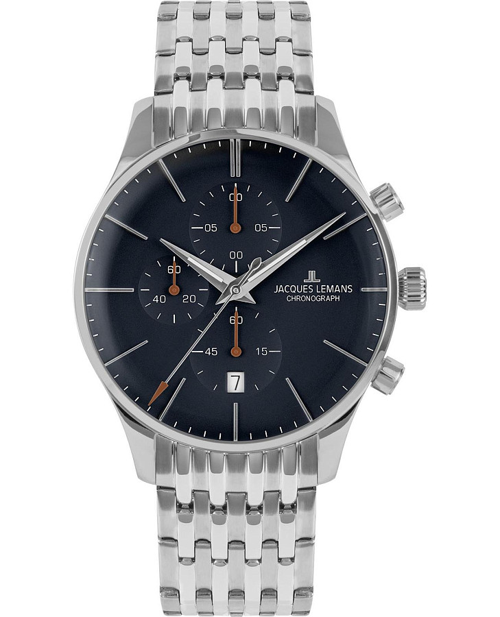 Часы Jacques Lemans London 1-2163H — мужские, синий
