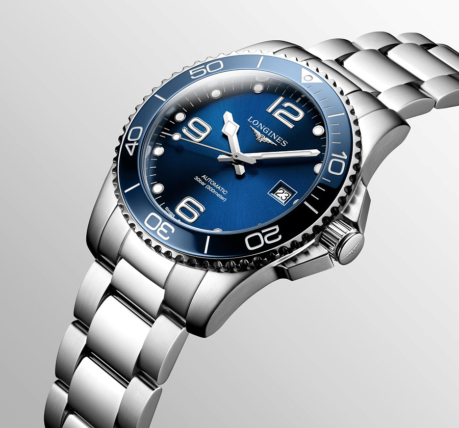 Часы Longines HydroConquest L3.781.4.96.6 — металл сталь, нержавеющая сталь