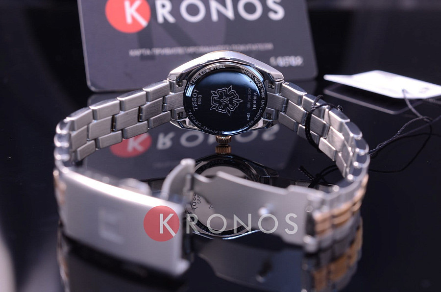 Часы Tissot PR 100 Lady Small T101.010.22.111.01 — женские, сталь c pvd покрытием