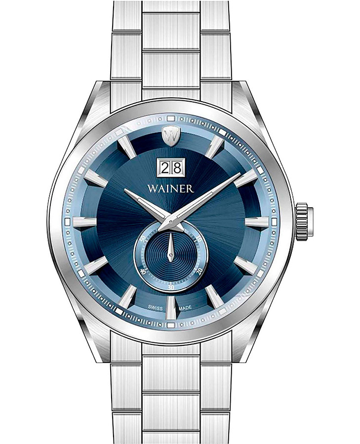 Часы Wainer Classic WA.17000-C — мужские, синий