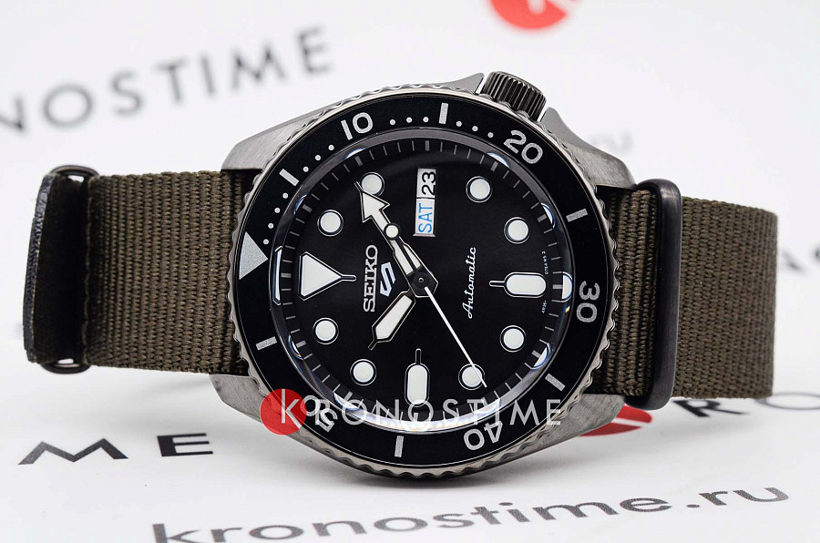 Часы Seiko 5 Sports SRPD65K4S — механические, сталь металл