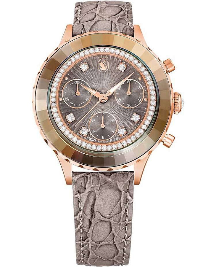 Часы Swarovski Octea Chrono 5671153 — женские, коричневый