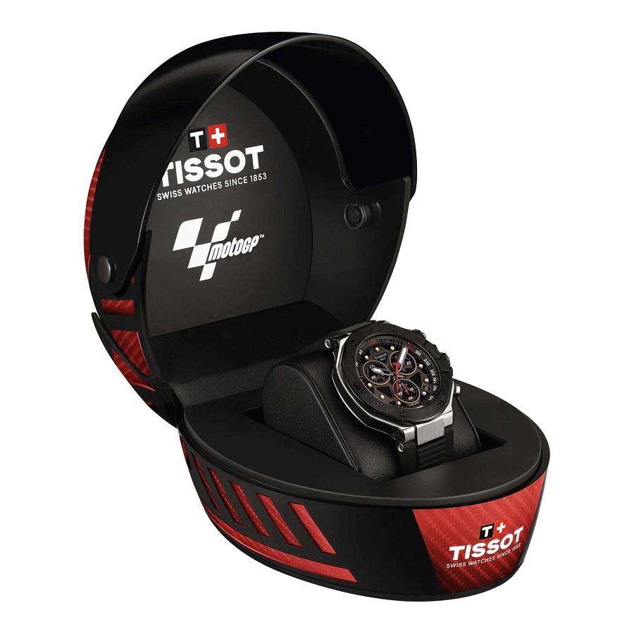 Часы Tissot T-Race MotoGP Quartz Chronograph (2025) T141.417.27.081.00 — Швейцария, кварцевые