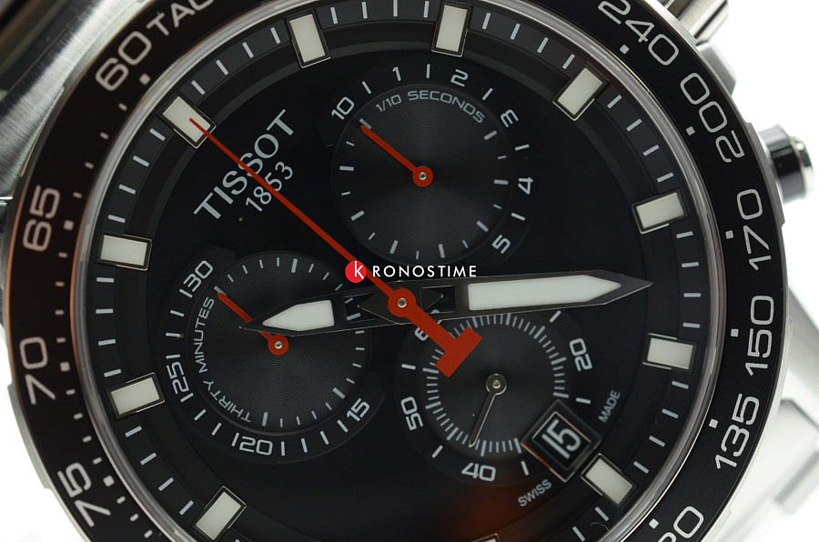 Часы Tissot SuperSport Chrono T125.617.11.051.00 — черный, сталь металл
