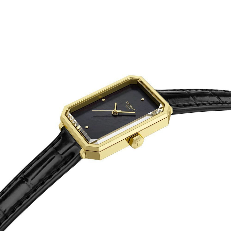 Часы Tissot SRV 30mm T160.110.36.126.00 — черный, металл сталь