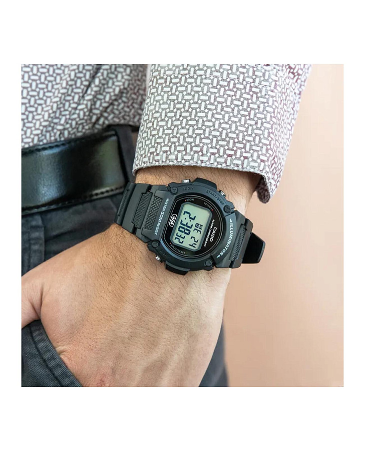Часы Casio Collection W-219H-1AVEF — кварцевые, пластик