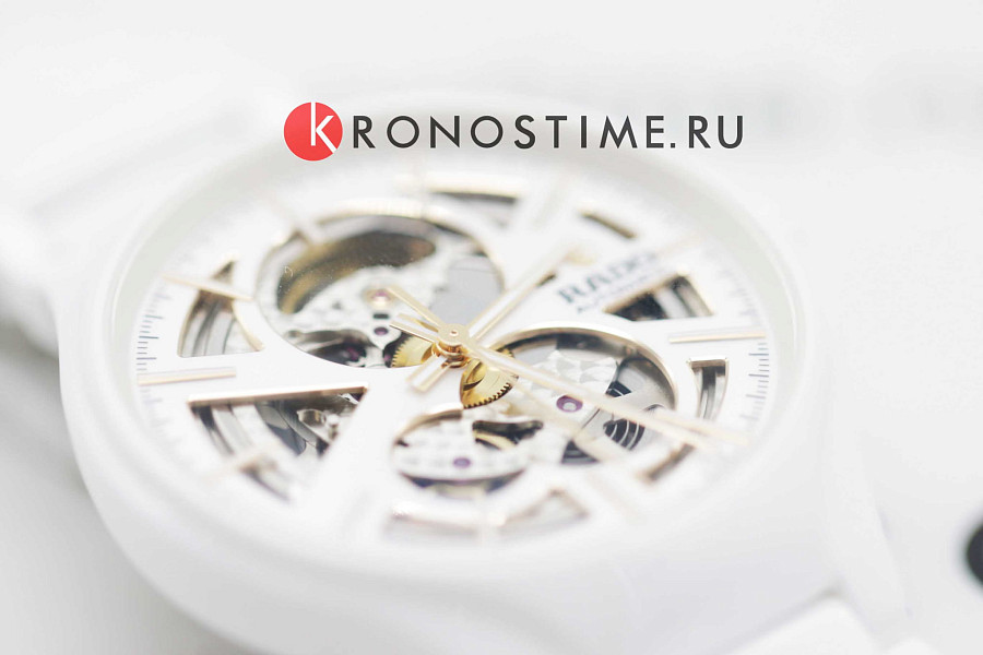Часы Rado True Open Heart R27106922 — белый, керамика