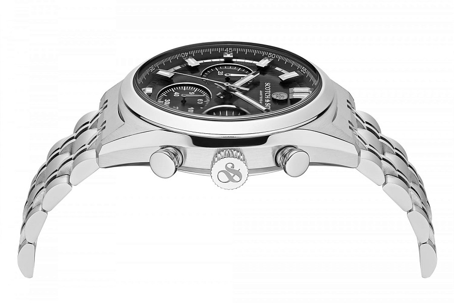 Часы Scotch&Soda SSM.106B — черный, сталь металл
