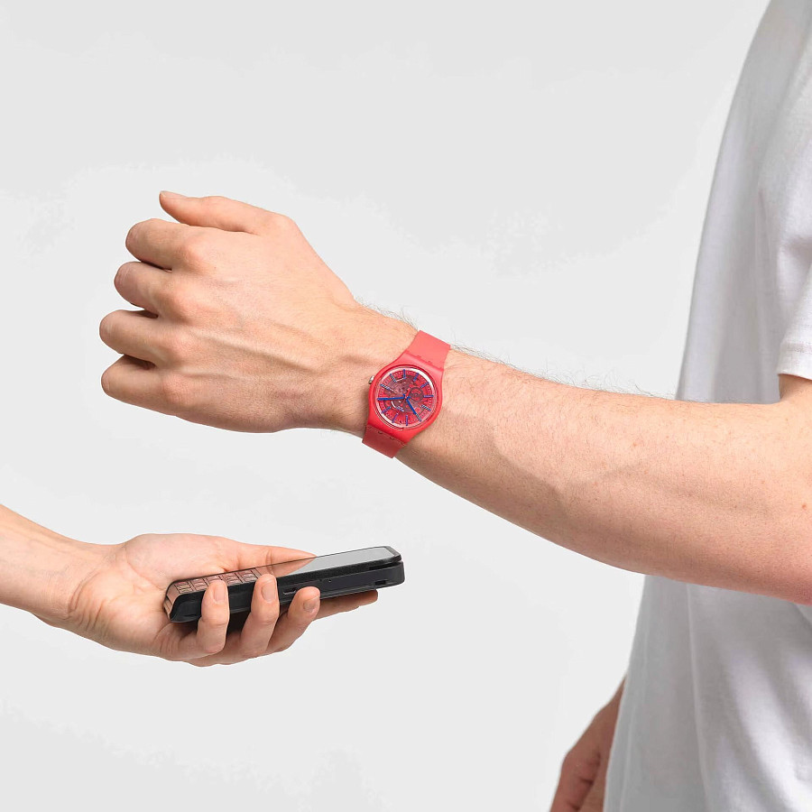 Часы Swatch New Gent Biosourced Swatch Pay! SO29R107-5300 — артикул SO29R107-5300