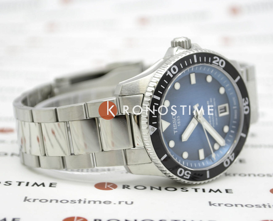 Часы Tissot Seastar 1000 Powermatic 80 T120.807.11.091.00 — мужские, нержавеющая сталь