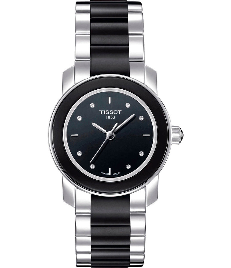 Часы Tissot Cera T064.210.22.056.00 — женские, черный