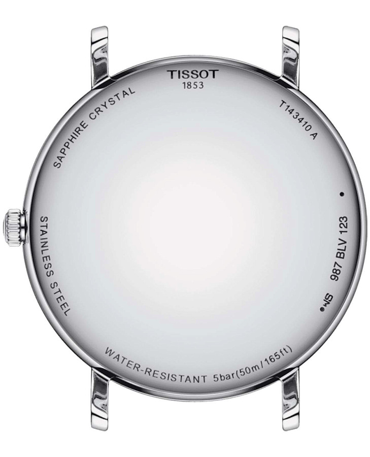 Часы Tissot Everytime T143.410.11.033.00 — белый, сталь металл