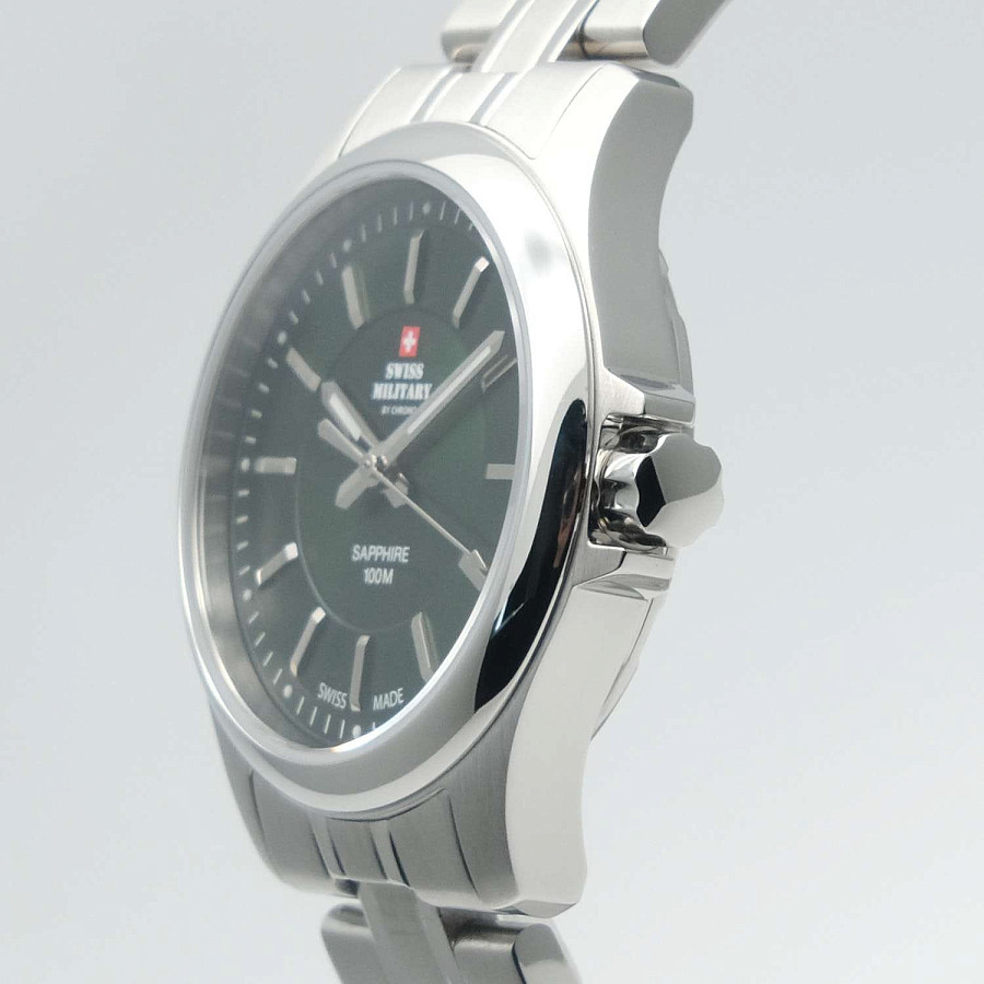 Часы Swiss Military by Chrono Сверхточные SM30201.31 — сталь металл, Швейцария