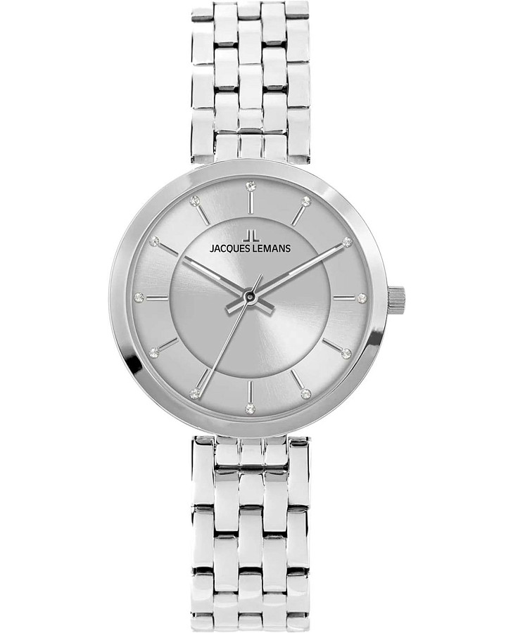 Часы Jacques Lemans Milano 1-2211A — женские, серебристый