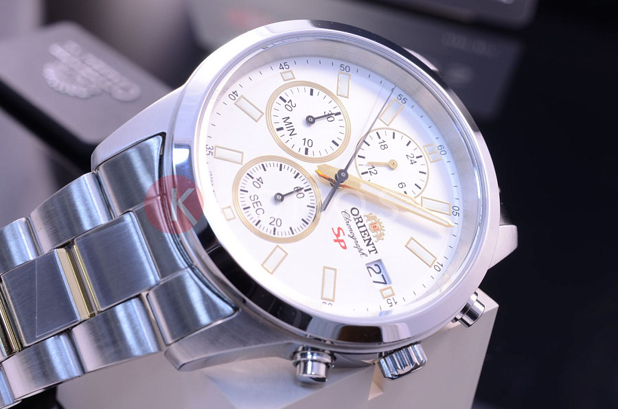 Часы Orient KU00001W (FKU00001W) — кварцевые, сталь металл
