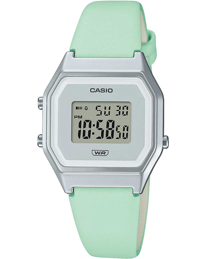 Часы Casio Vintage LA680WEL-3 — женские, серый
