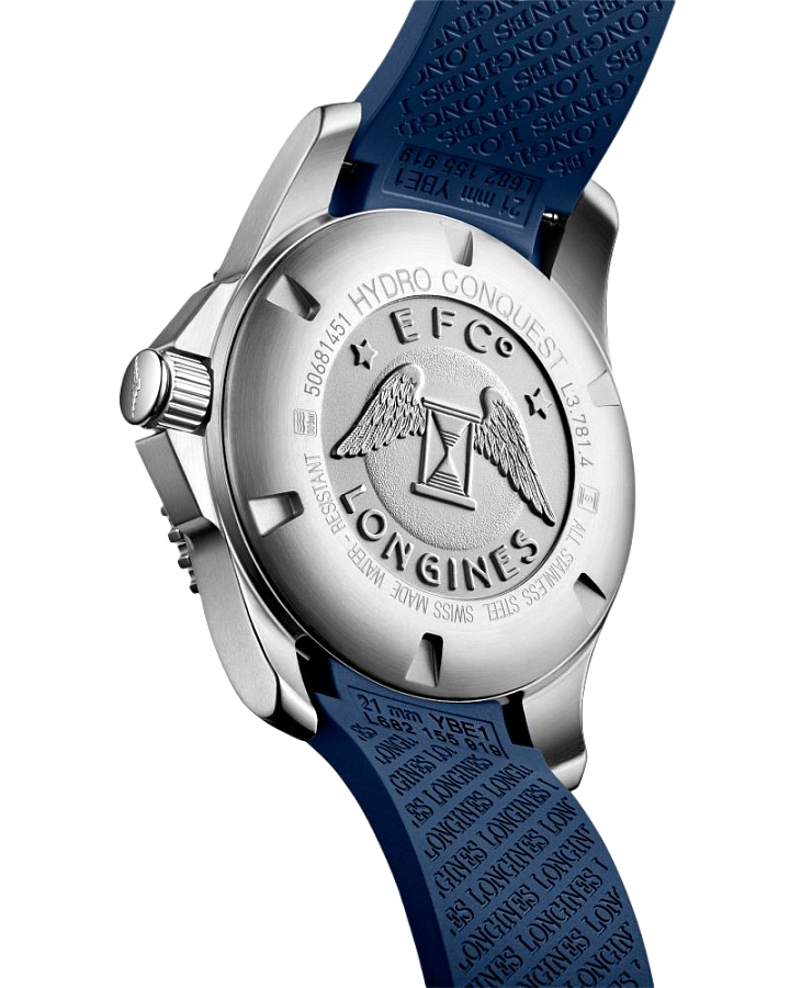 Часы Longines HydroConquest L3.781.4.96.9 — синий, механические