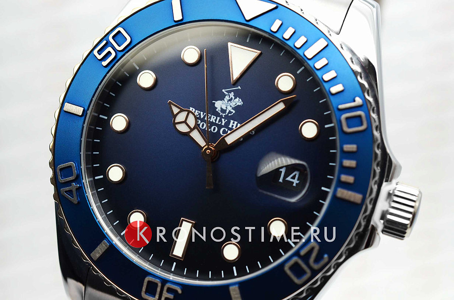 Часы Beverly Hills Polo Club BP3328X.590 — нержавеющая сталь с ip-покрытием, мужские