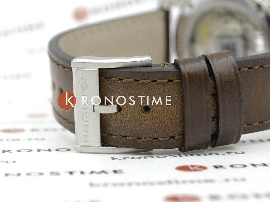 Часы Hamilton Jazzmaster Open Heart Auto H32675560 — кожаный, мужские