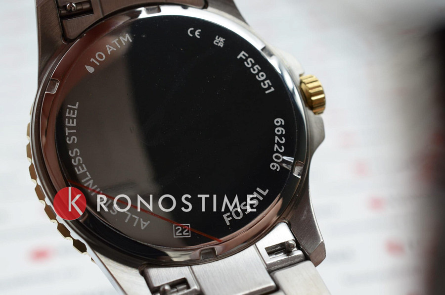 Часы Fossil Blue FS5951 — кварцевые, США, мужские