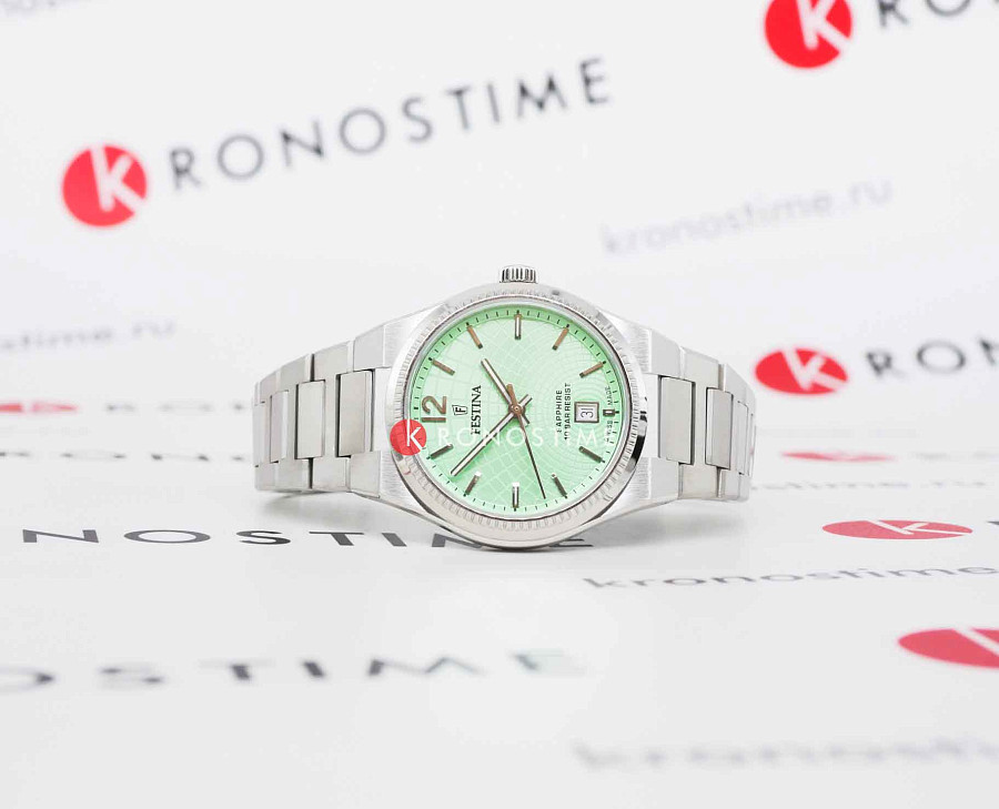 Часы Festina Rive F20052/4 — кварцевые, металл сталь