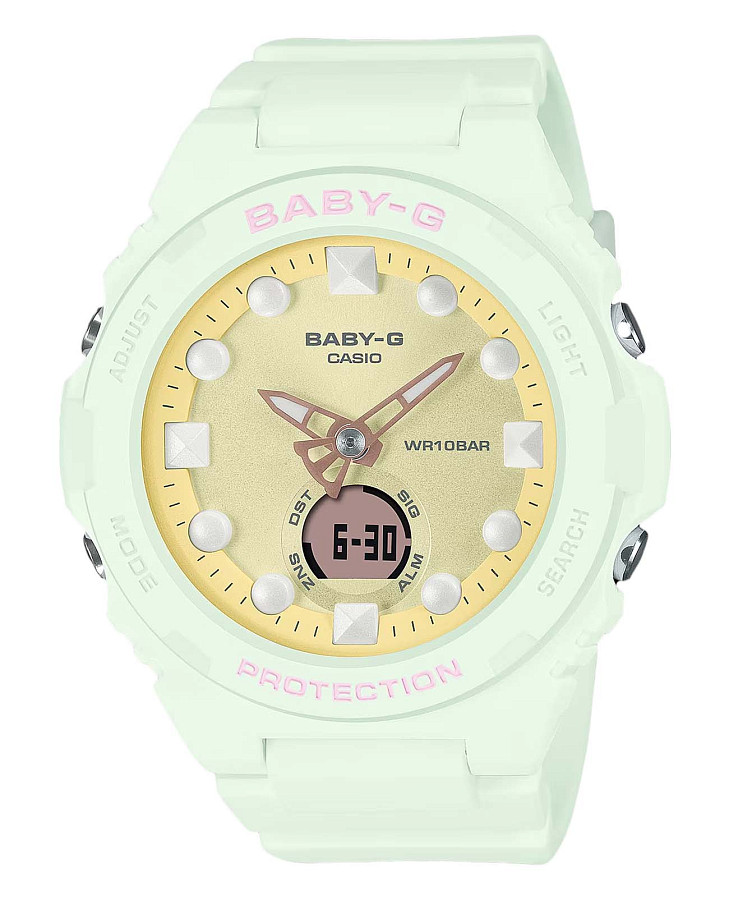 Часы Casio Baby-G BGA-320FH-3ADR (BGA-320FH-3a) — женские, желтый