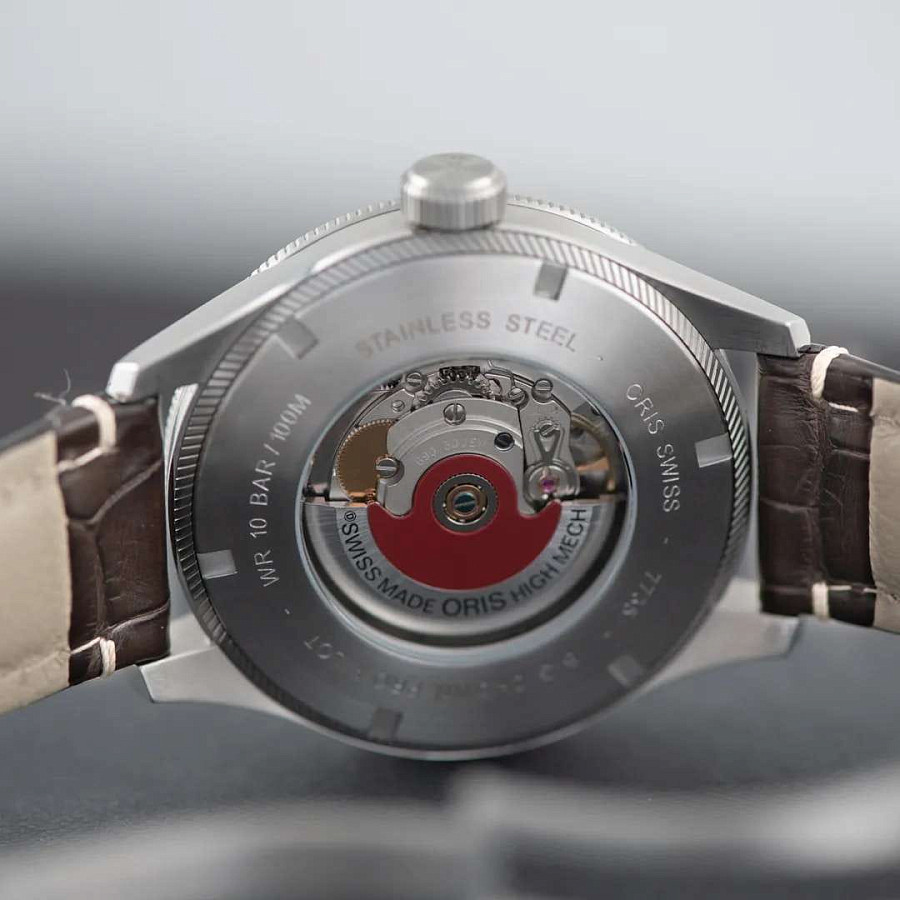 Часы Oris Big Crown 01 690 7735 4164-07 1 22 72FC — кожаный, мужские
