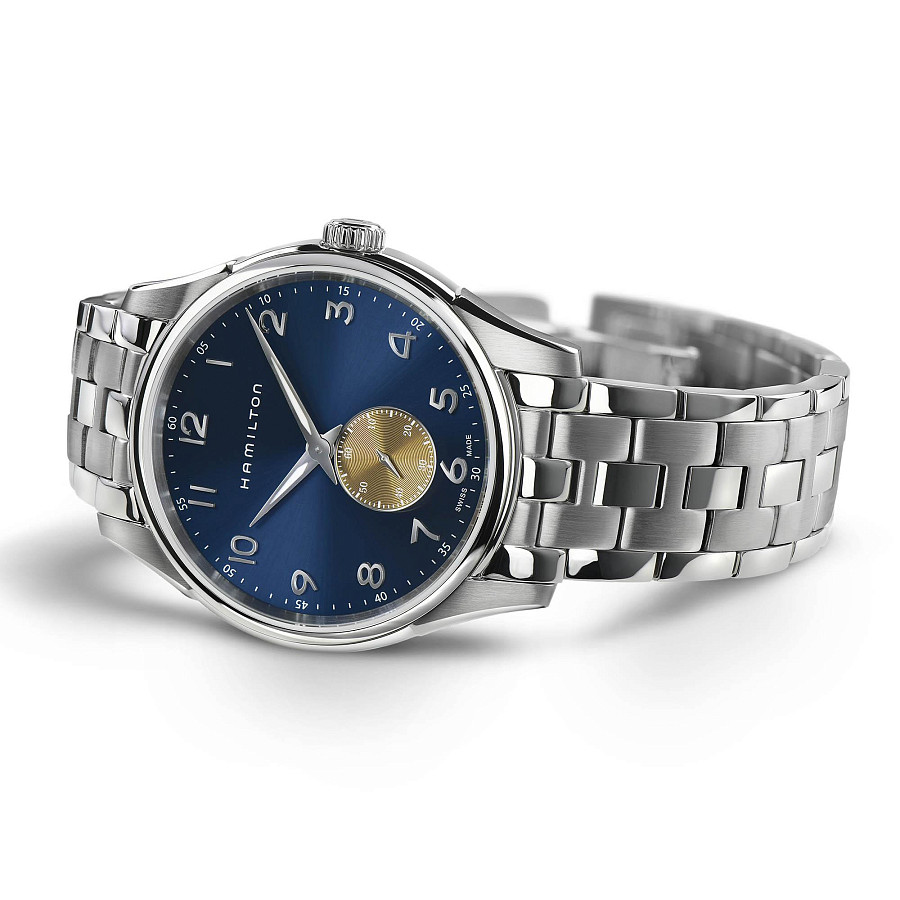 Часы Hamilton Jazzmaster Thinline Small Second Quartz H38411140 — сталь, Швейцария