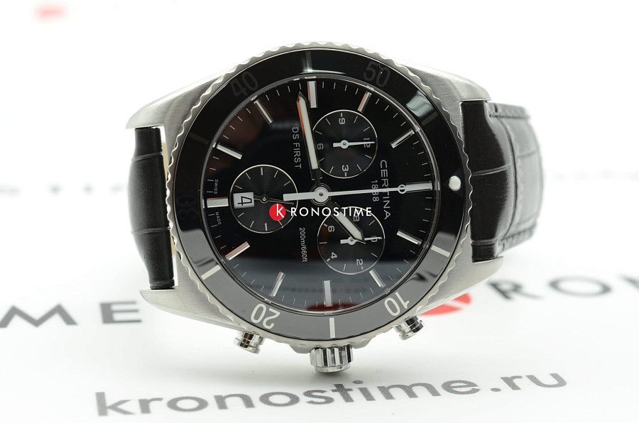 Часы Certina DS First C014.417.16.051.00 — мужские, кожаный