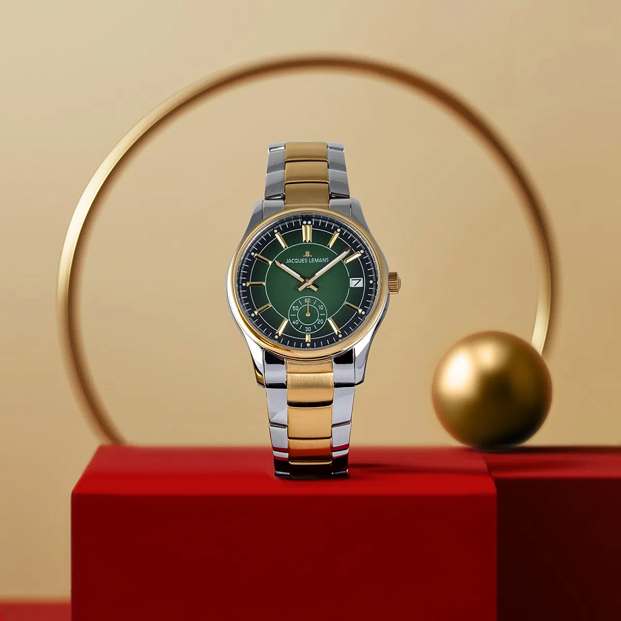 Часы Jacques Lemans Derby 1-2197i — кварцевые, сталь металл