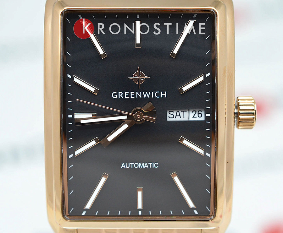 Часы Greenwich Caravel GW 564.40.11 — сталь металл, Англия