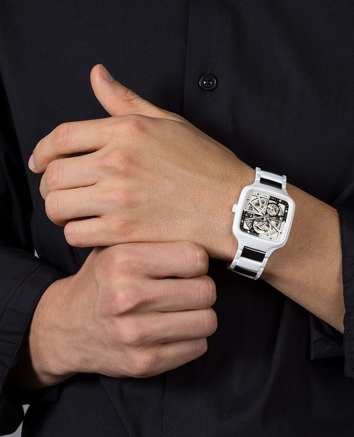 Часы Rado True Square Automatic Open Heart R27073752 — Швейцария, механические