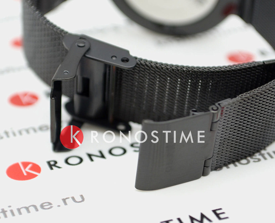 Часы Obaku Ultra Slim V230LXMBMB — женские, сталь с ip покрытием
