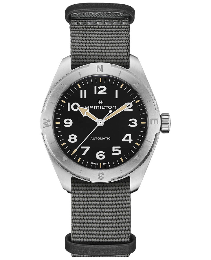 Часы Hamilton Khaki Field Expedition Auto H70315930 — мужские, черный