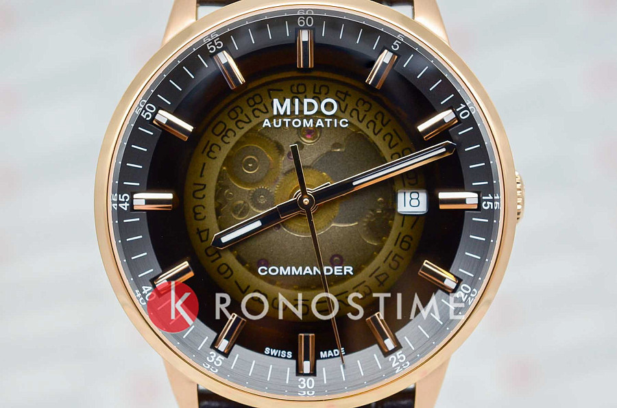 Часы Mido Commander Gradient M021.407.36.411.00 — металл сталь, Швейцария