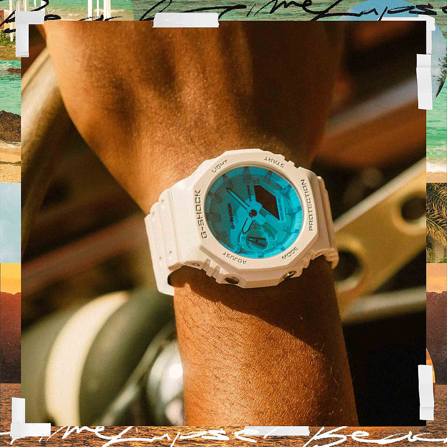 Часы Casio G-Shock GA-2100TL-7ADR (GA-2100TL-7A) — электронные, карбон