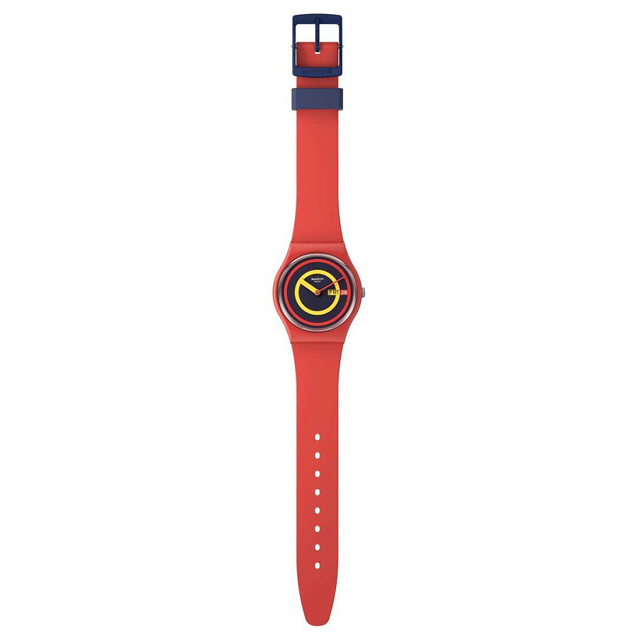 Часы Swatch Gent Biosourced Standard SO28R702 — кварцевые, пластик