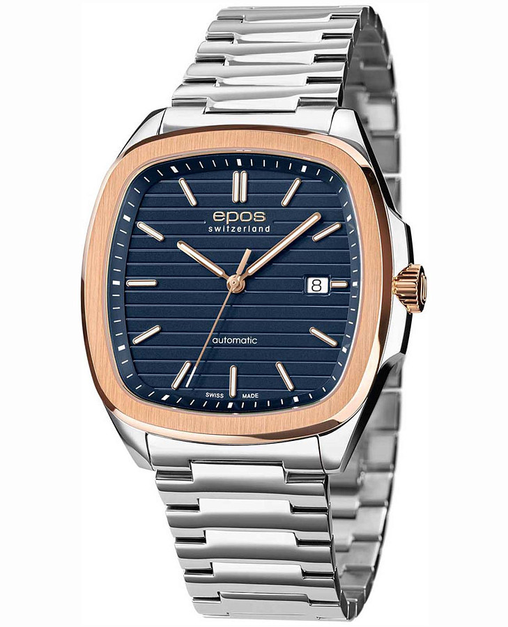 Часы Epos Timeless 3511.152.34.16.30 — мужские, синий