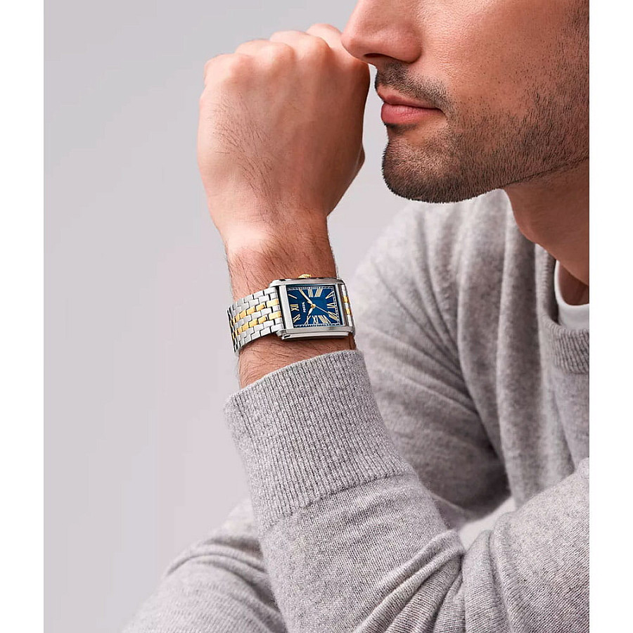 Часы Fossil Carraway FS6010 — кварцевые, сталь металл