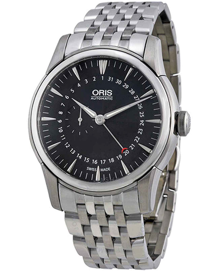 Часы Oris Artelier 01 744 7665 4054-07 8 22 77 — мужские, черный