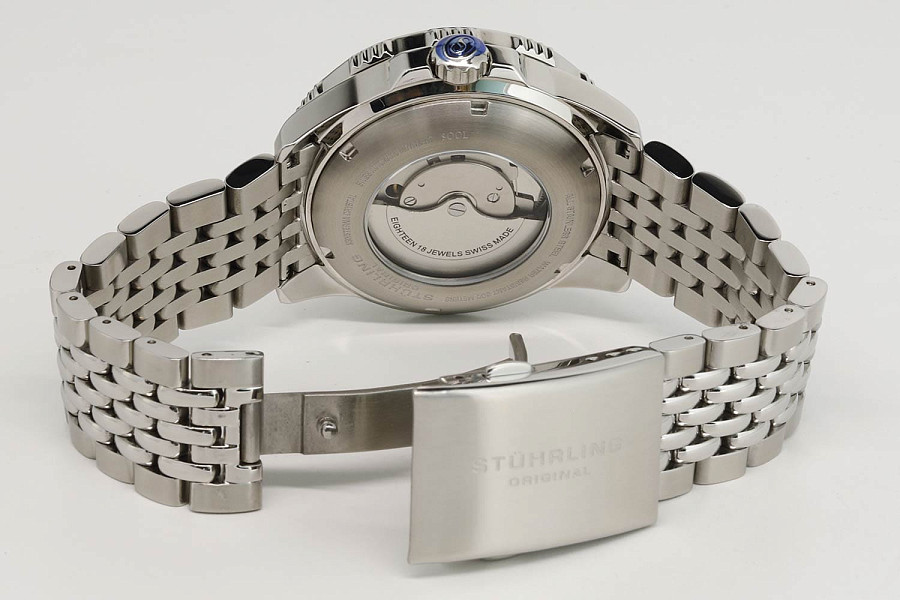 Часы Stuhrling Aquadiver 1006.01 — нержавеющая сталь, мужские