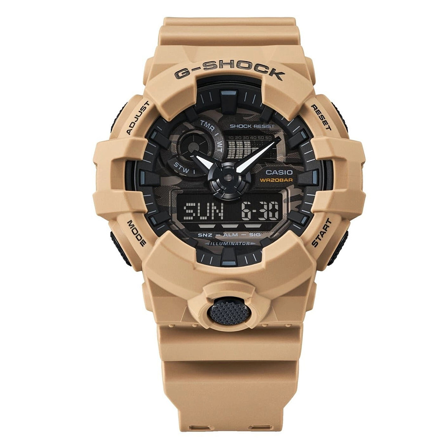 Часы Casio G-Shock GA-700CA-5A — пластик, Япония