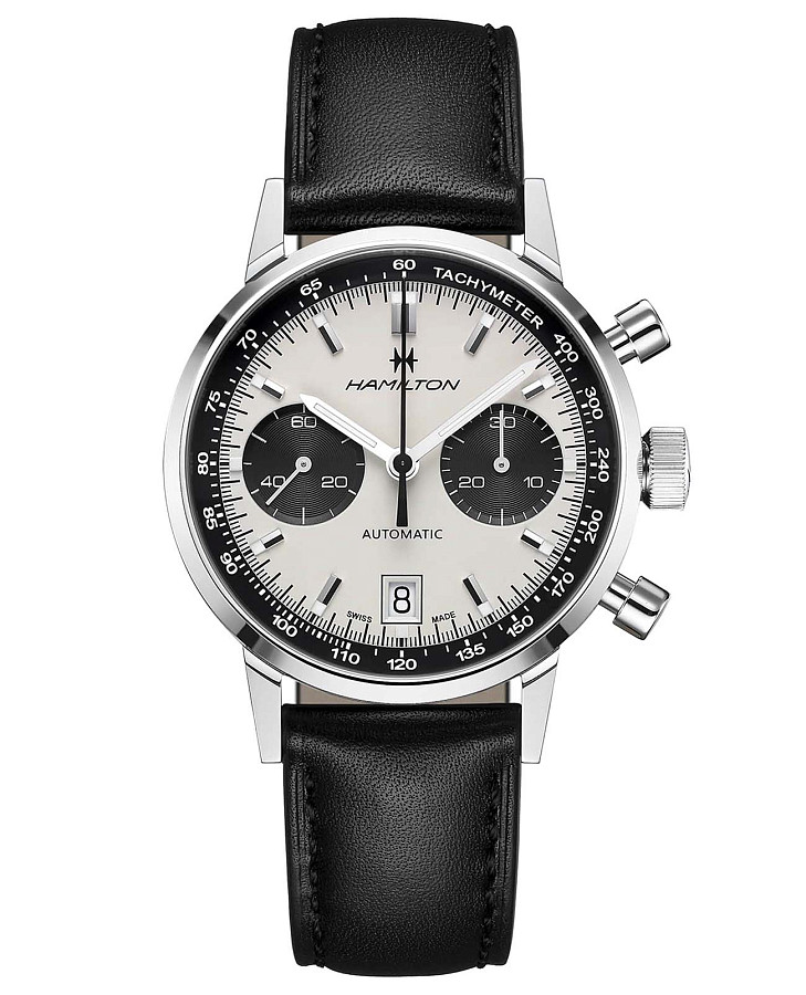 Часы Hamilton American Classic Intra-Matic Auto Chrono H38416711 — мужские, белый