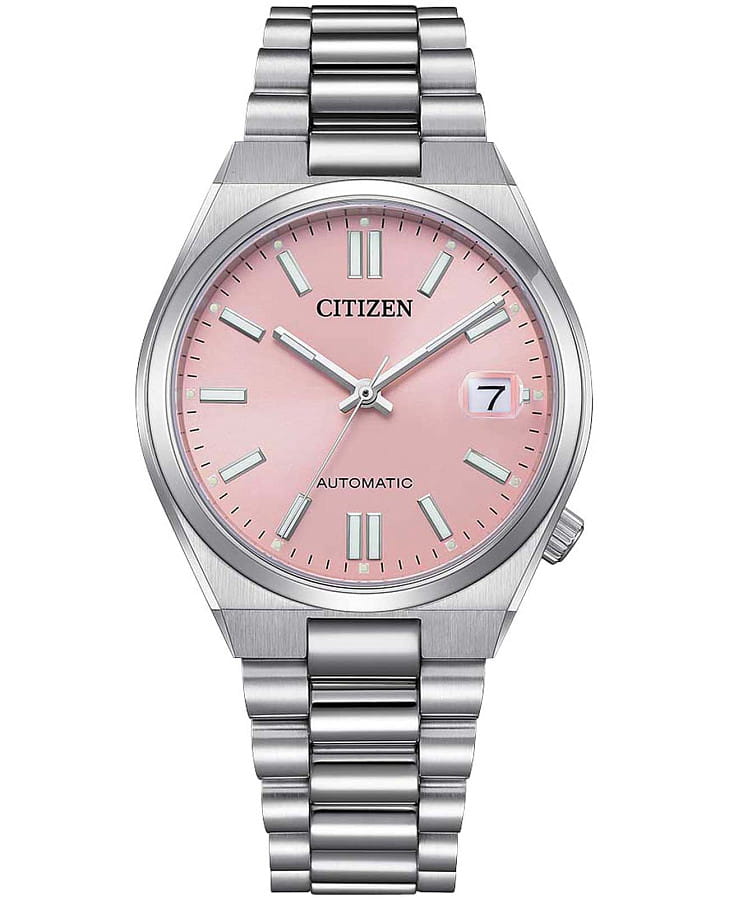 Часы Citizen Tsuyosa NJ0200-50Z — мужские, розовый