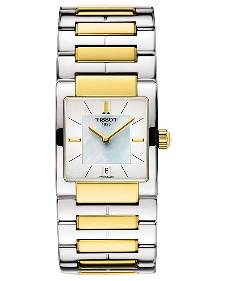 Часы Tissot T02 T090.310.22.111.00 — женские, перламутровый