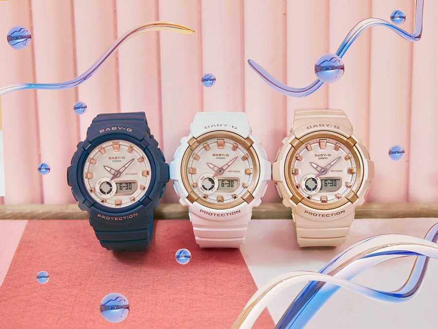 Часы Casio Baby-G BGA-280BA-4ADR (BGA-280BA-4A) — Япония, кварцевые