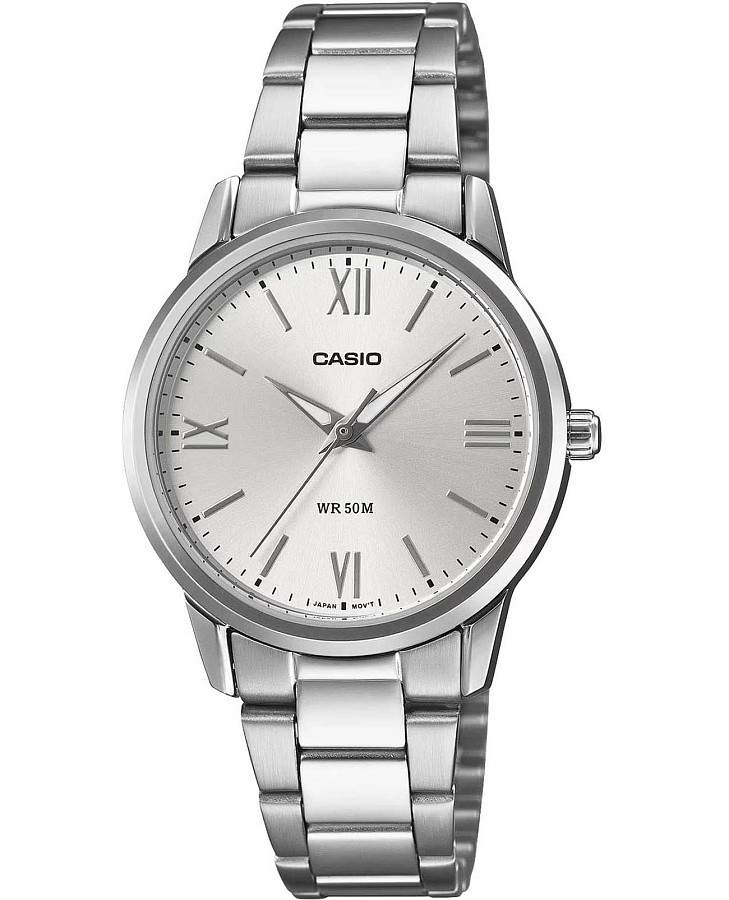 Часы Casio Collection Standard LTP-1303DD-7A — женские, серебристый