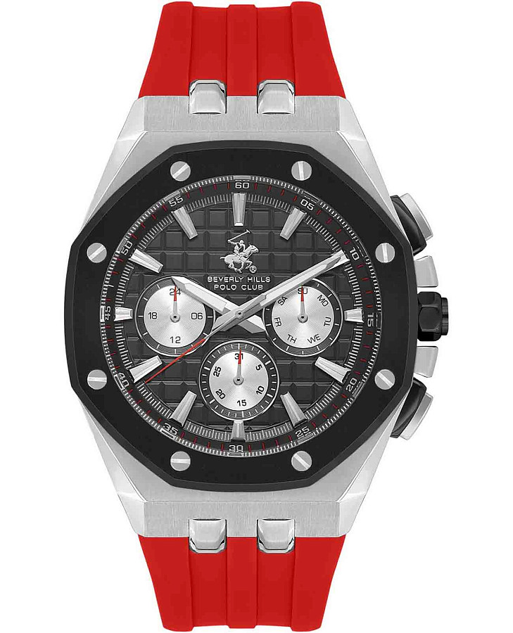 Часы Beverly Hills Polo Club Quartz BP3624X.358 — мужские, серый