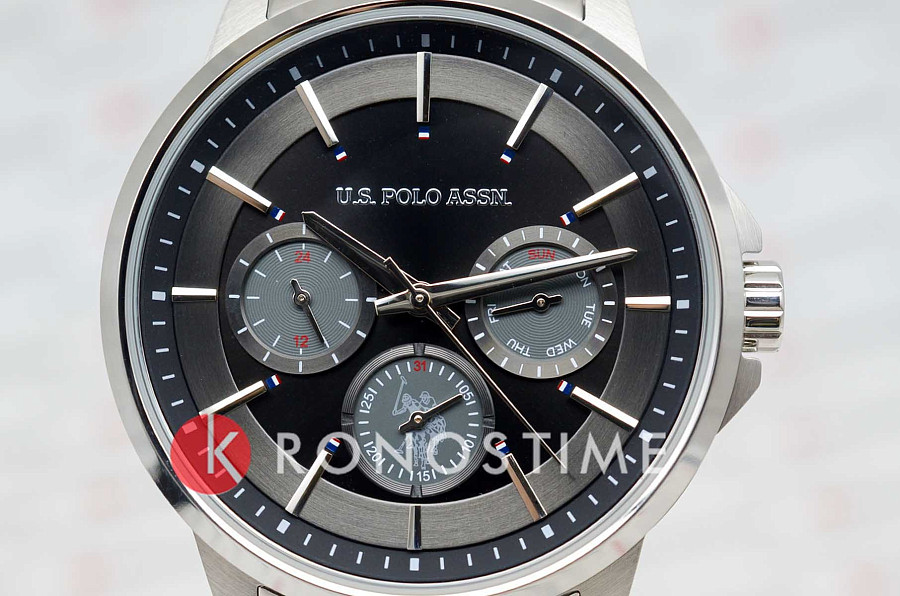 Часы U.S. Polo Assn. Crossing USPA1000B-02 — сталь металл, США