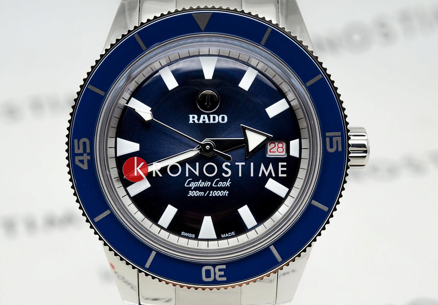 Часы Rado Captain Cook Automatic R32105203 — металл сталь керамика, Швейцария